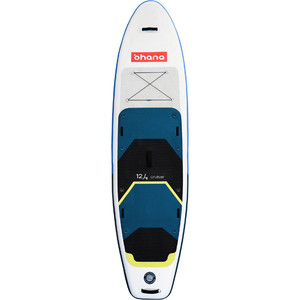 2022 Ohana 12'4" Cruiser Inflable Stand Up Paddle Board Paquete - Tabla, Remo, Bolsa, Bomba Y Leash
